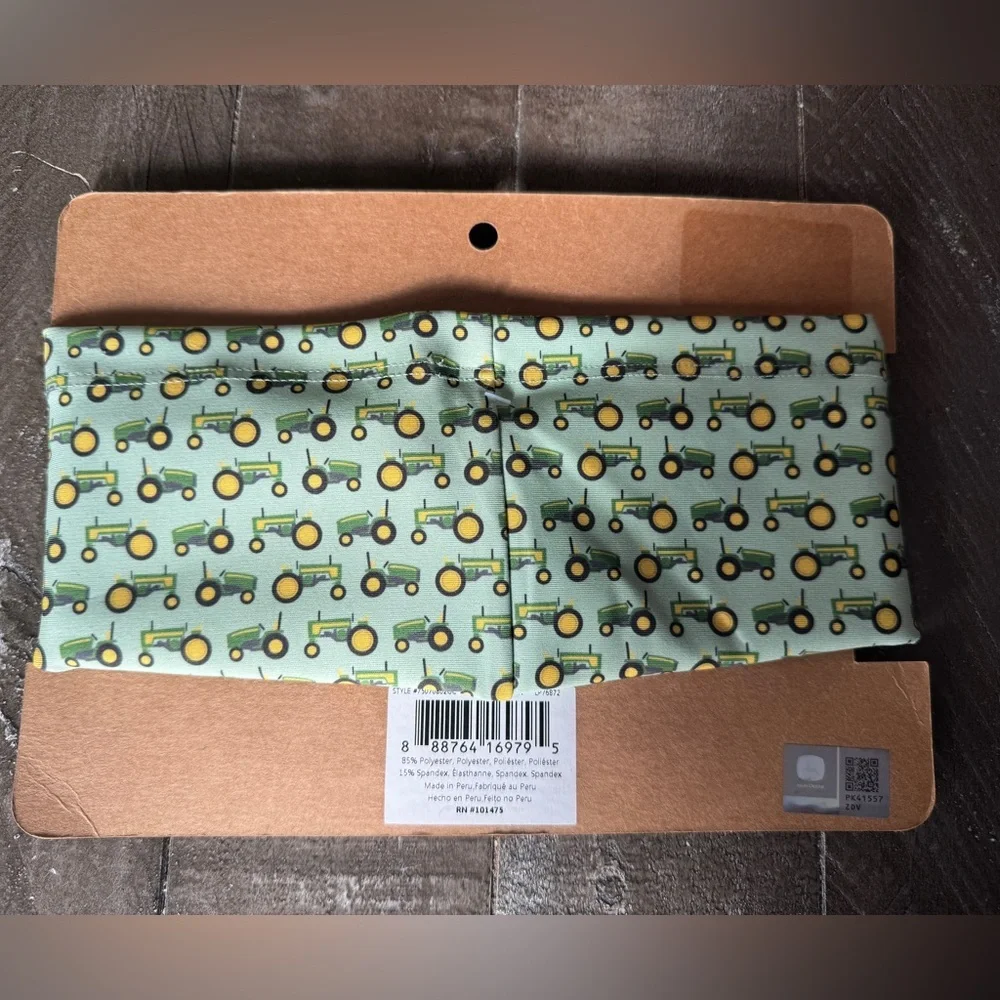 JOHN DEERE NWT Youth Neck‎ Gaiter/Face Mask Tractor Print O/S